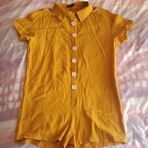 Mustard yellow jump suit